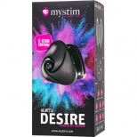 Вибромассажер с электростимуляцией «Heart's Desire», цвет черный, Mystim