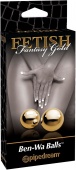 Вагинальные шарики Fetish Fantasy Gold, золотые