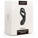 Benedict Вибростимулятор промежности с двойным кольцом	