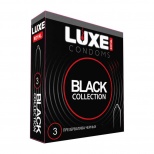 Презервативы LUXE ROYAL Black Collection 3шт, 18 см