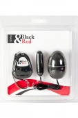 ВИБРОНАБОР С ПУЛЬТОМ ДУ ЧЕРНЫЙ TOYFA BLACK RED