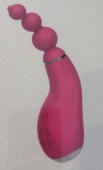 Вибратор  с вращением Barbara (цепочка шариков),USB