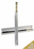 ПЛЕТКА LUXURY WHIP18K-GOLD PLATED WHITE SH-OUL