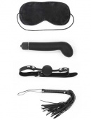 Набор Deluxe Bondage Kit для игр (маска, вибратор, кляп, плётка)SM1012