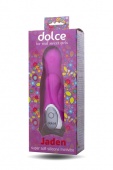 ВИБРАТОР СУПЕРМЯГКИЙ РОЗОВЫЙ TOYFA DOLCE FOR REAL SWEET GIRLS JADEN