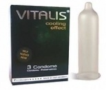 Презервативы Vitalis Premium 3 шт - с охлажд эфф-ом (шир 53mm)