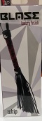 ПЛЕТКА ИЗ  КОЖИ BLAZE LUXURY FETISH WHIP неопрен