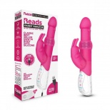 Вибратор с вращающимися шариками Beads Rotating Rabbit Vibe, розовый
