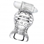 Мастурбатор нереалистичный Lingam by TOYFA Shakti, TPE, прозрачный