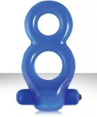 Эрекционное виброкольцо Renegade Man's Ring голубое