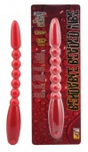 ГИБКИЙ КРАСНЫЙ АНАЛЬНЫЙ ВИБРАТОР-ЕЛОЧКА