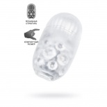 Мастурбатор нереалистичный MEN'S MAX CAPSULE 07 COSMOS TPE, белый, 8 см