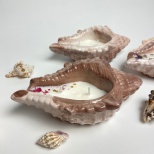 Массажная свеча в ракушке «Марокканский кашемир» 85 мл (ручная работа)