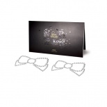 Украшение на грудь Mimi Bow серебряное