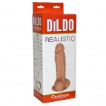 Фаллоимитатор на присоске с мошонкой Eroticon Realistic Dildo 18,5 х 3,5 см., телесный 30502
