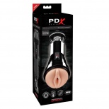 Вибромастурбатор PDX Elite Cock Compressor Vibrating Stroker, черный