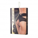 Эротические трусики Waname Liberty с высокой посадкой черные - 50-52