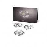 Украшение на грудь Bijoux черно-серое 