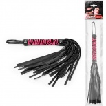 Черная плетка с розовыми полосами, Notabu NTB-80521