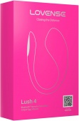Виброяйцо LOVENSE Lush 4, силикон, розовый, 18,1 см