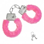 Наручники меховые розовые 9270069