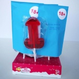 Карамель леденцовая "Мистер Боб"со вкусом клубники 40гр.