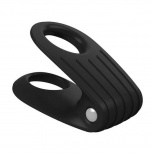  Эрекционное кольцо двойное белое Ovo B12-1