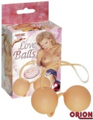 Шарики вагинальные Love Balls телесные