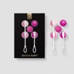 Шарики для тренировки интимных мышц «Geisha Balls 3», цвет розовый, Gvibe FT10493