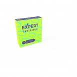 Презервативы тонкие «Expert Invisible» 3 шт, латекс NEW