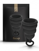 Менструальная силиконовая чаша Gvibe Gcup Black, чёрная, 10 мл