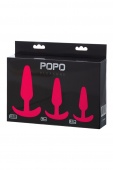 НАБОР ИЗ 3-Х АНАЛЬНЫХ ВТУЛОК POPO PLEASURE