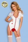 Костюм медсестры Leann (Candy Girl,белый с красным)