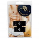 Лассо-утяжка двойное широкое Джага-Джага, черное