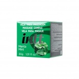 Массажная свеча для поцелуев INTT Mint с ароматом мяты, 30 мл