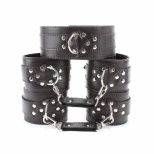 НАБОР ФИКСАТОРОВ ИЗ КОРИЧНЕВОЙ КОЖИ [53013]