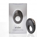 Эрекционное виброкольцо Atom HotOctopuss, черное