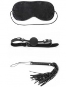 Набор Deluxe Bondage Kit для игр (маска, кляп, плётка)SM1001