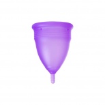 Гигиеническая менструальная чаша Eromantica, силикон, фиолетовый, S