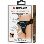 Трусики для страпона «Harness Briefs», цвет черный, Baile BW-022086