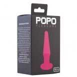 Анальная пробка PoPo Pleasure 12,1 см, розовая
