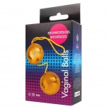Классические вагинальные шарики Erowoman-Eroman Balls, золотистые