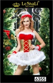 Новогодний эротический костюм Санта-Снегурочка №1 