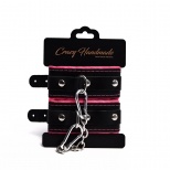 Оковы скругленные с мягкой розовой подкладкой CH-24046