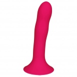 Дилдо на присоске с двойной плотностью Hitsens S04 Pink ADRIEN LASTIC DILDO DUAL DENSITY