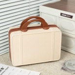 Чемодан сумка для хранения секс игрушек с замком, бежевый