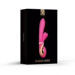 Gvibe Grabbit Mini - Уменьшенный вибратор для клитора и точки G с тремя моторами, розовый
