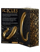 Фаллоимитатор ICICLES Gold Edition G spot G03 золотой