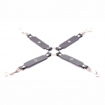 Крестик с карабинами для  фиксации рук и ног СН-9101