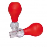 Помпа женская для сосков Bad Kitty Nipple Pump, красные